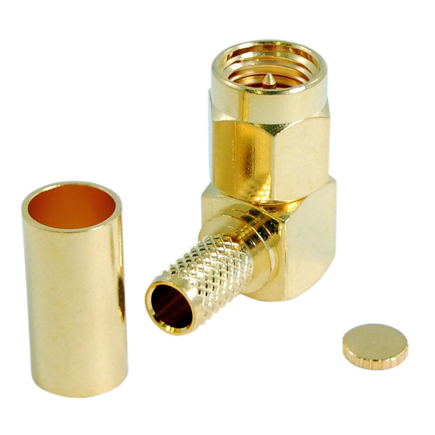 JEFA Tech Connector: SMA Male R/A - LL195 - c195