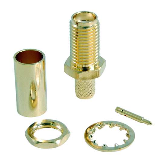 JEFA Tech Connector: RP-SMA Female Bulkhead - LL195 - c195