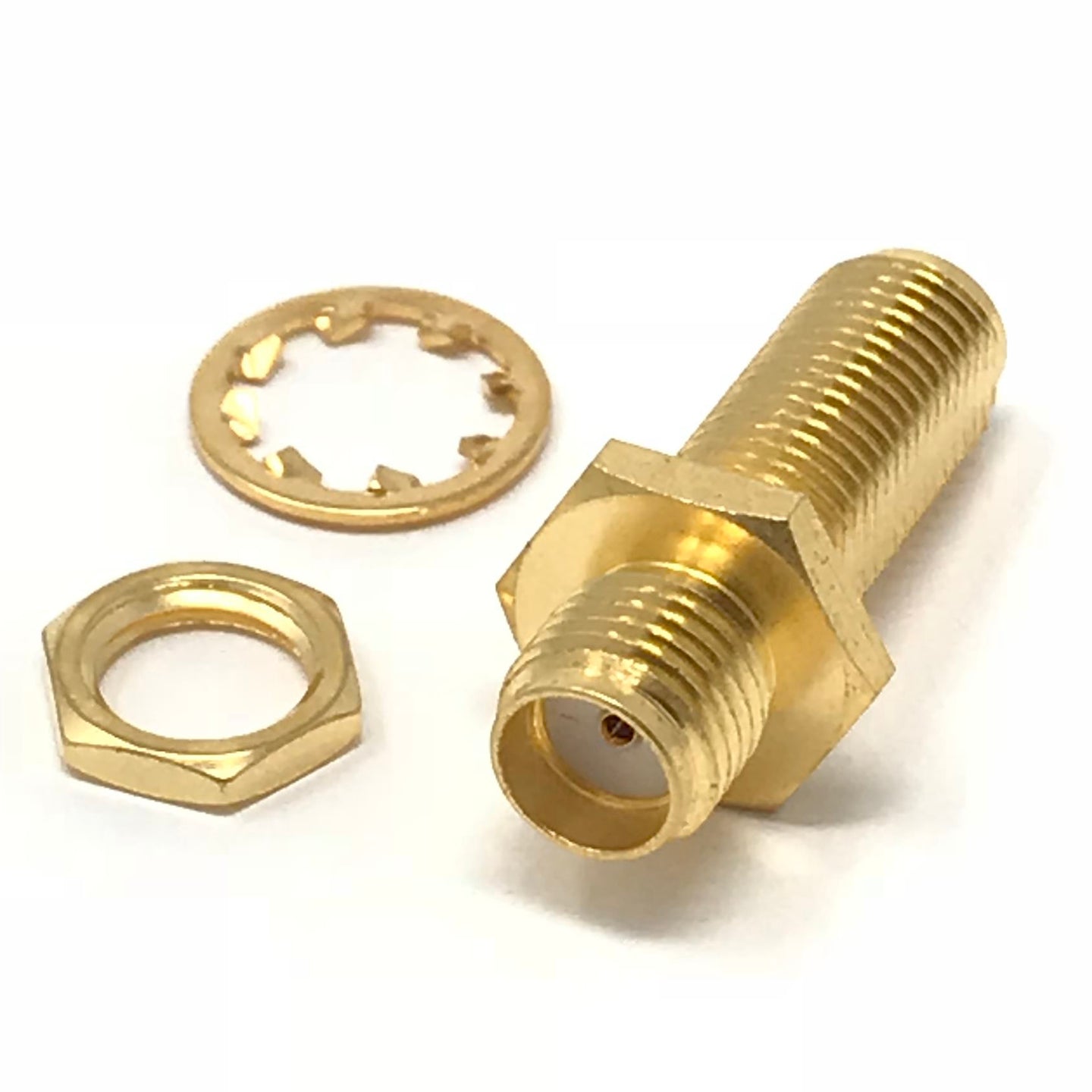 JEFA Tech Adapter: SMA Female to SMA Female Bulkhead