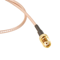 JEFA Tech HT Saver: SMA Female to UHF Male (PL259) - RG316 - 19 inches